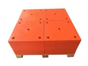 紅色高分子聚乙烯板材彩色船舷護板碼頭專用 